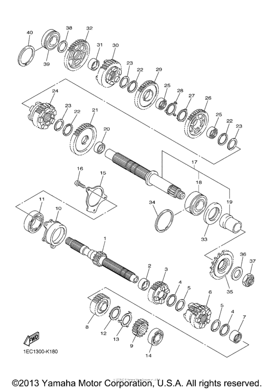 FZS10ACS Трансмиссия