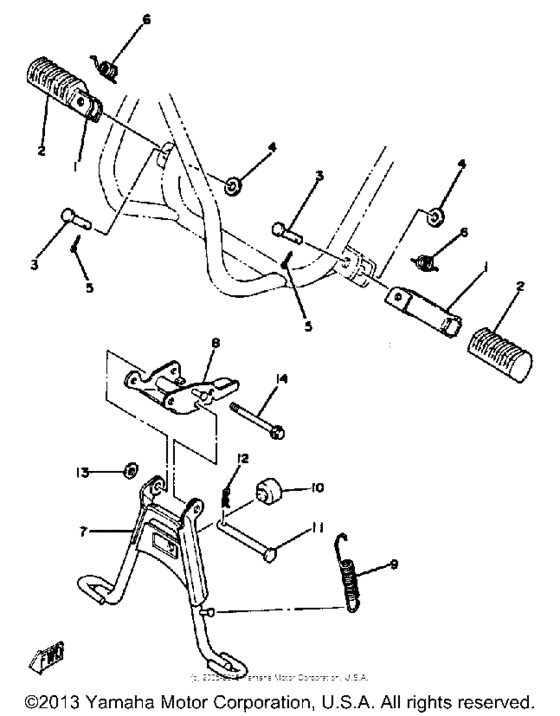 PW50J Stand - footrest