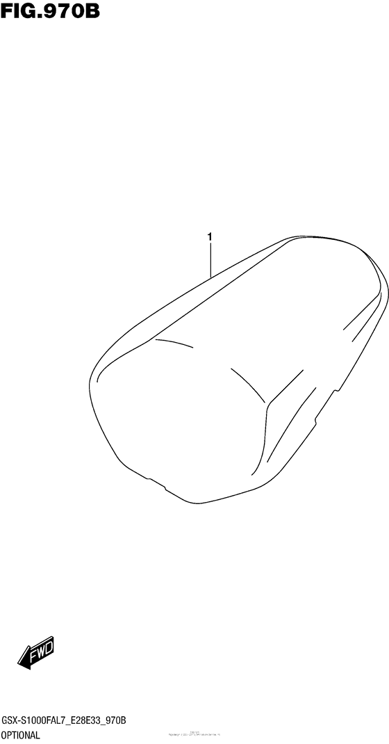 GSX-S1000F (ABS) Optional (Seat Tail Box)