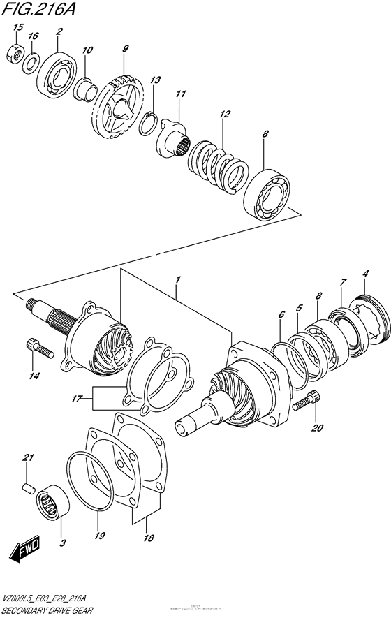 Secondary Drive Gear