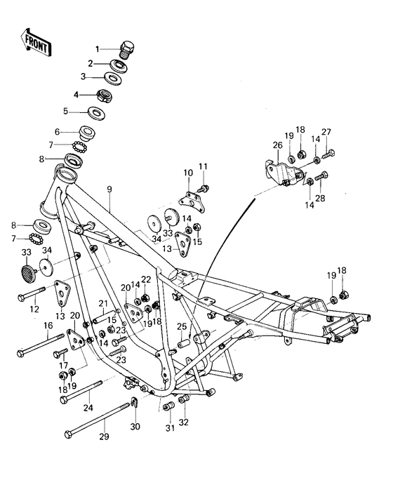 Frame/frame fittings