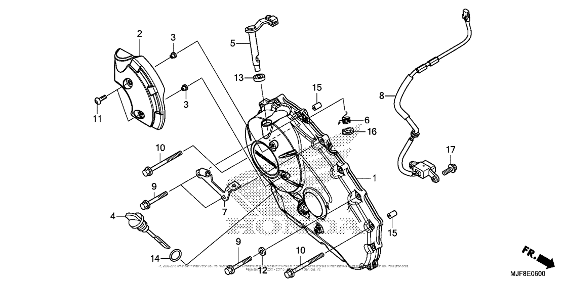 Right Crankcase Cover (Ctx700N/na)