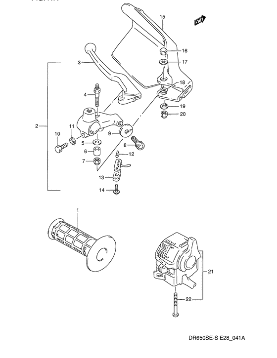 Left handle switch