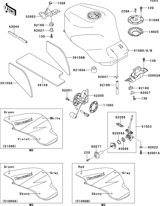 Fuel tank(zx900-b1)