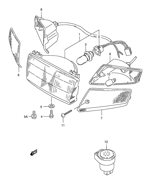 Headlamp - front turn signal
