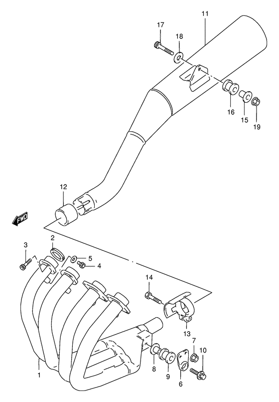 Muffler comp