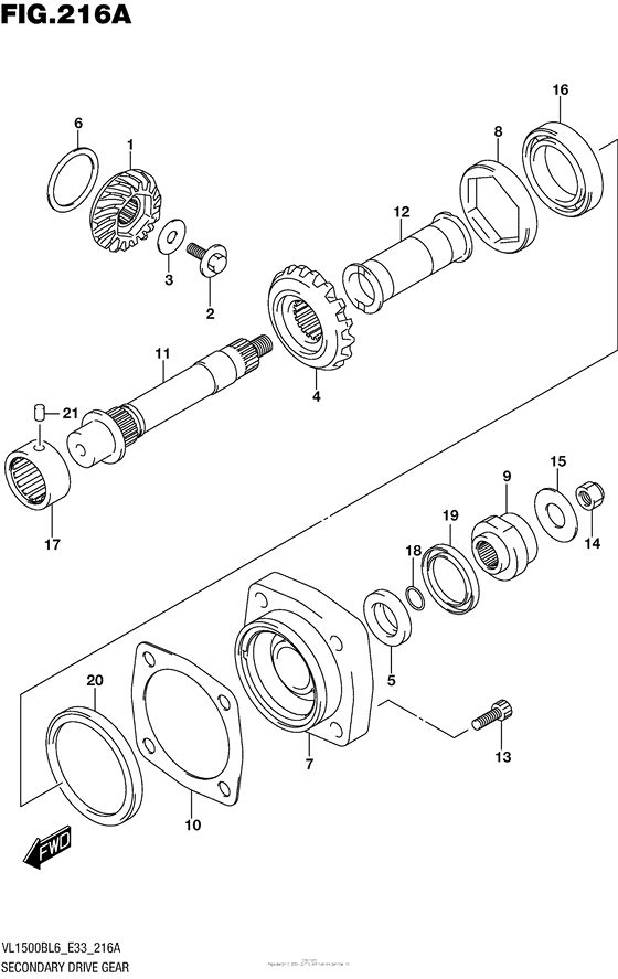 Secondary Drive Gear