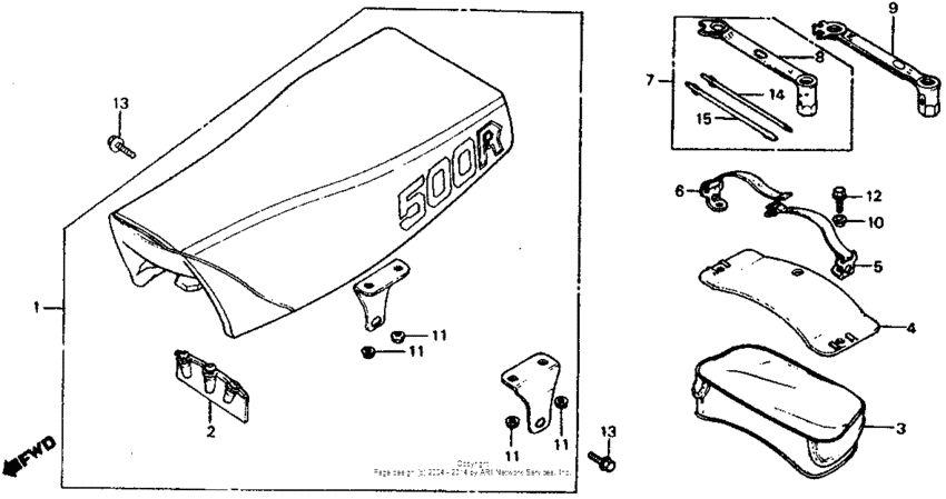 Seat + tools 81-82