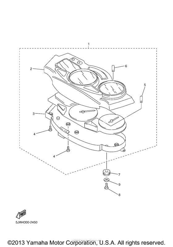 FJR1300R Приборы