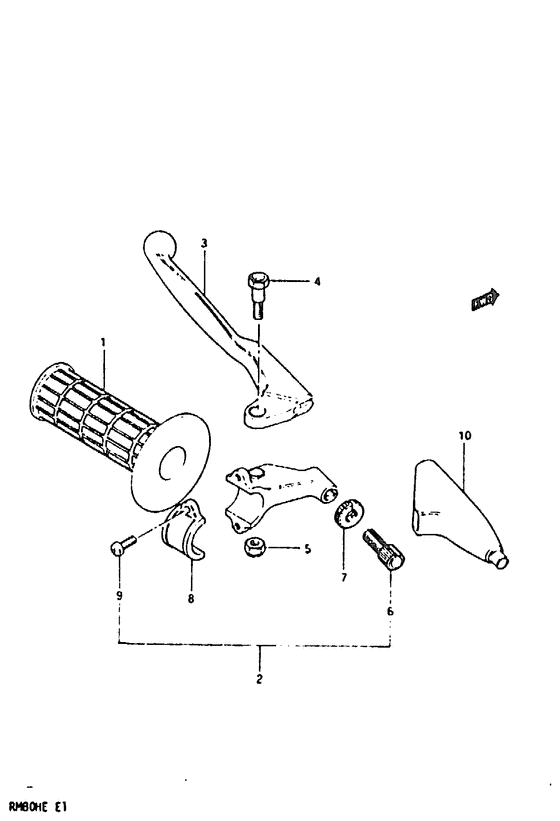 Left handle grip