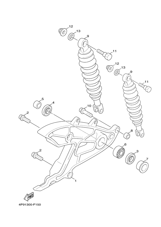 Rear arm & suspension