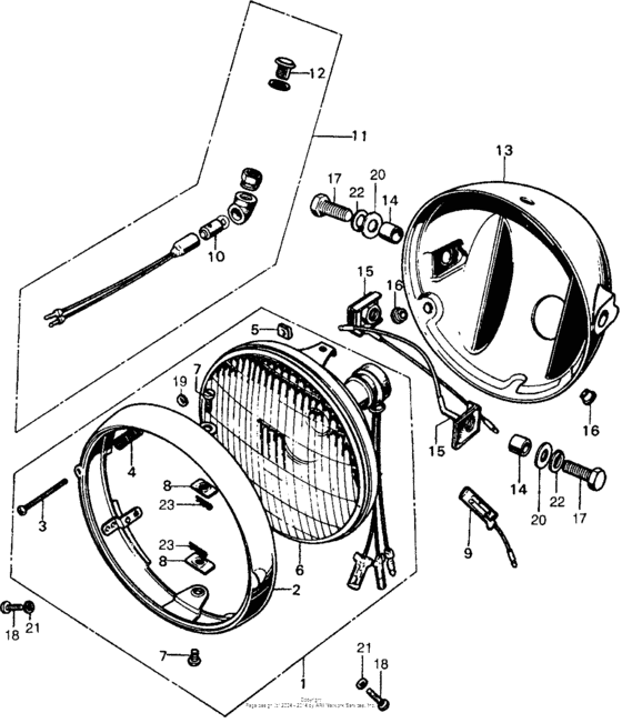 Headlight k3-k4