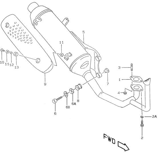 Muffler comp