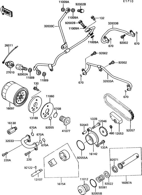 VN750 Oil pump(1 / 2)