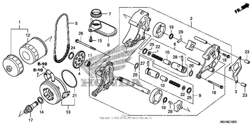 Oil filter + oil pump
