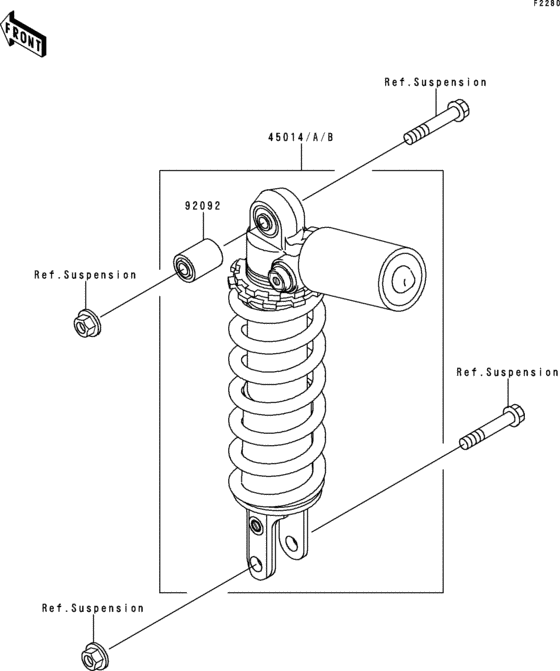 ZX900 Амортизатор
