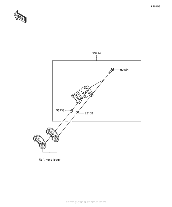 KLZ1000 Accessory(Gps Navi Bracket)