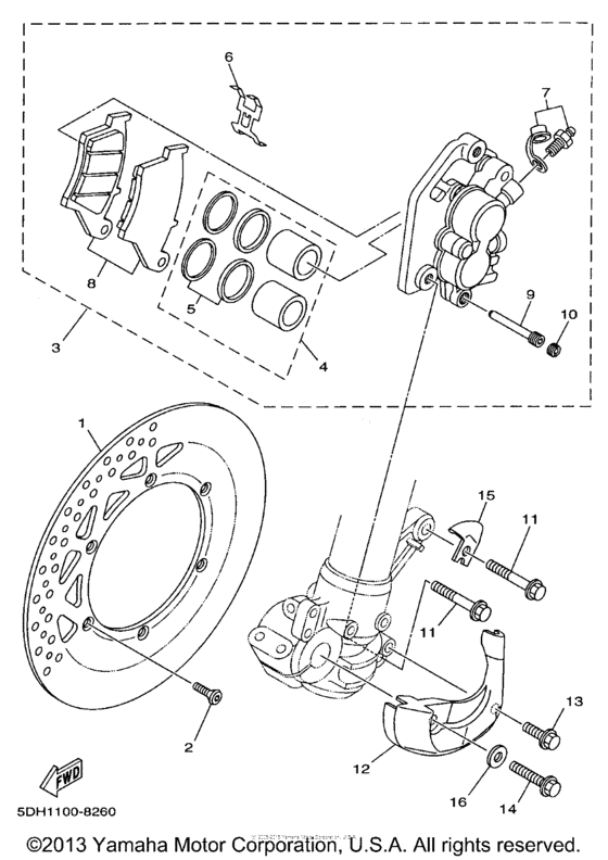  Передний суппорт