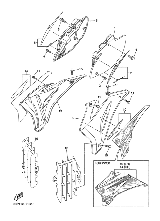  Боковые обтекатели