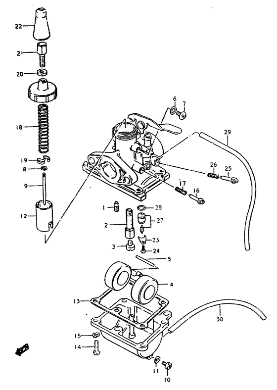 Carburetor assy