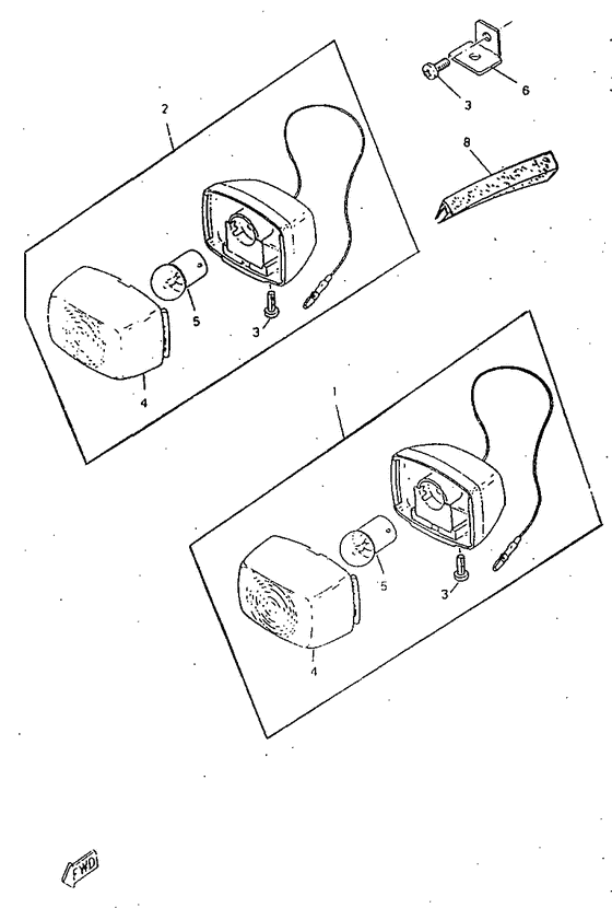 CW50 Поворотники