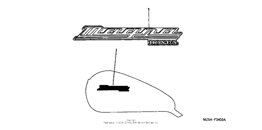 VF750C Наклейки