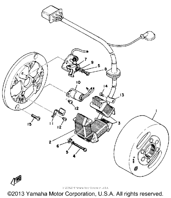 DT175A Flywheel magneto