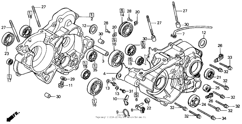Crankcase 84-86