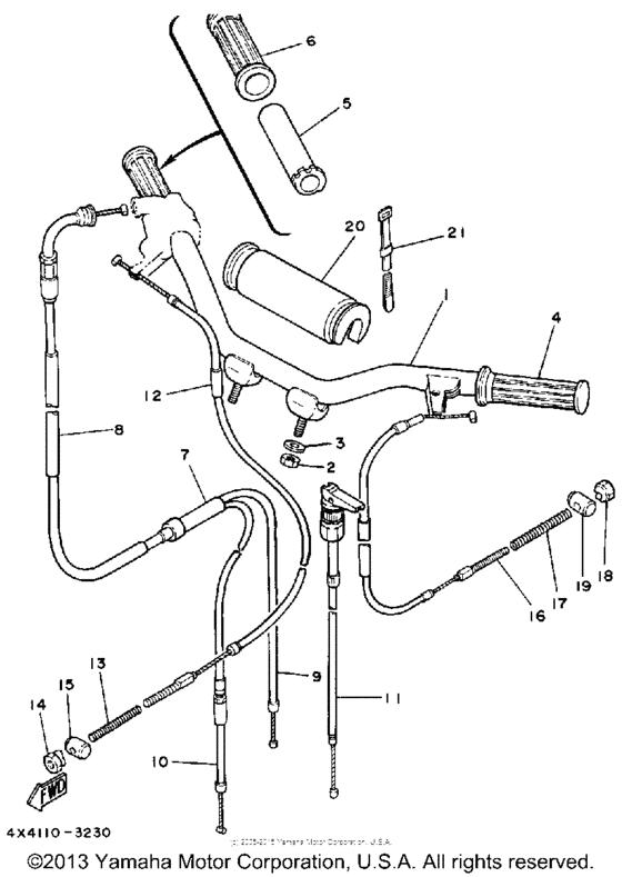 Handlebar-cable