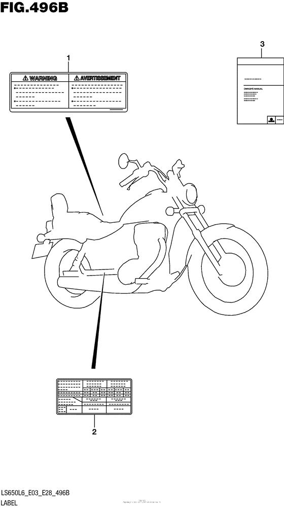 LS650 Label (Ls650L6 E28)