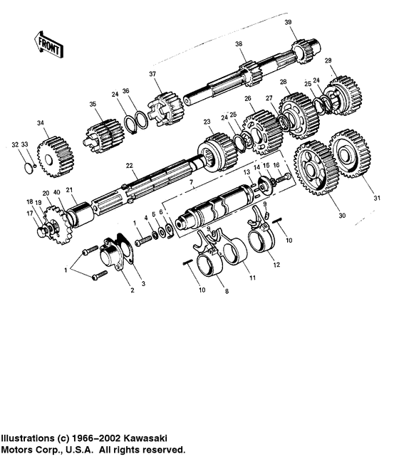 Transmission/change drum