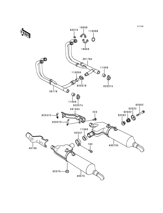 Muffler comp