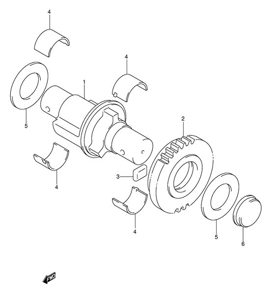 GSX-R1000 Балансир кривошипа