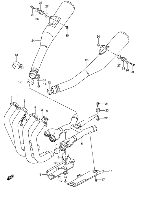 Muffler comp