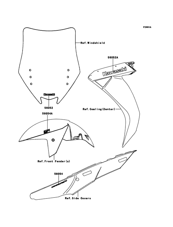 ZG1400 Decals(Silver)