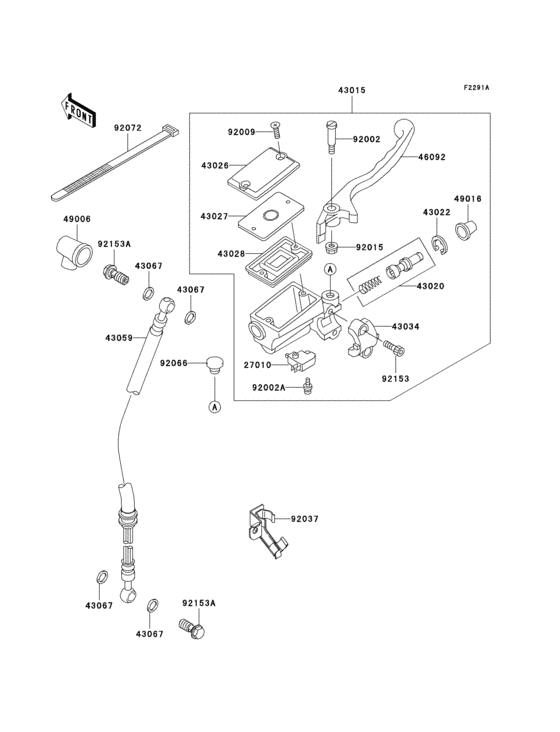 Front master cylinder(f19)