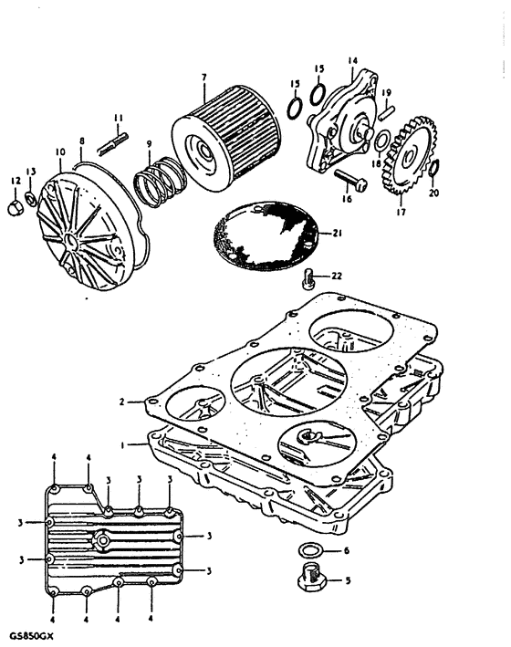 Oil pump - oil filter
