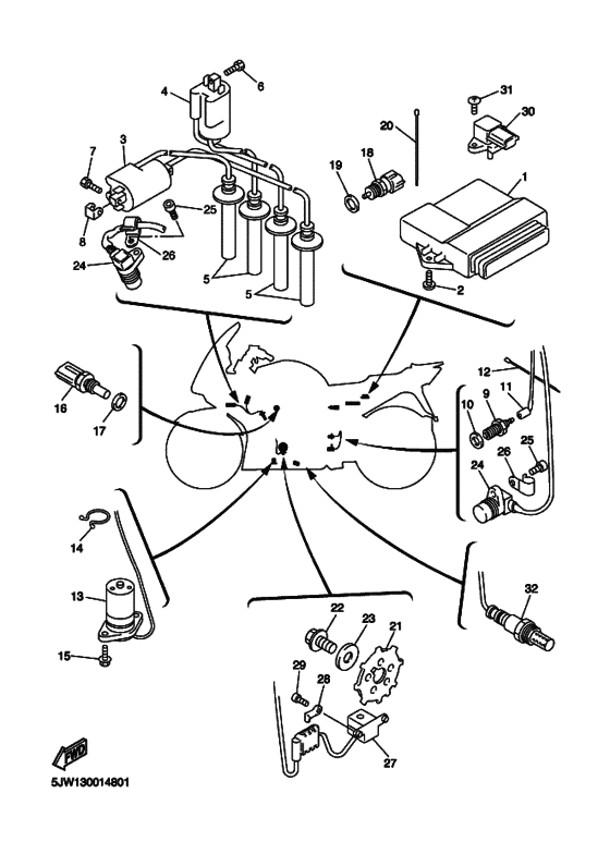 FJR1300 Equipo electrico