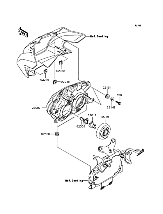 ZR1000 Фара