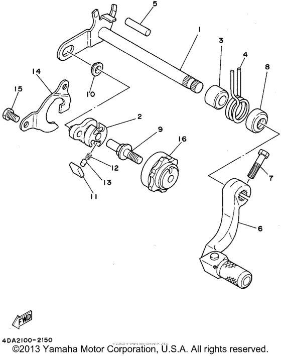 WR250Z Переключение скоростей