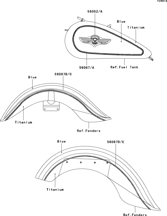 VN1500 Decals(titanium / blue)(n7fa)