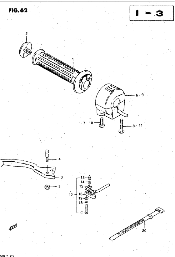 Right handle switch