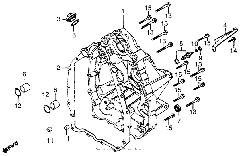Rear cover