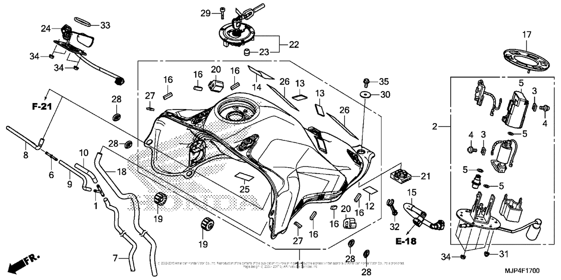 Fuel Tank + Fuel Pump