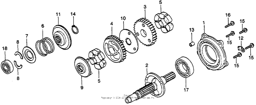 Alternator shaft