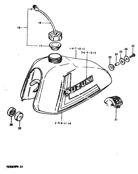 TS50 Tank fuel