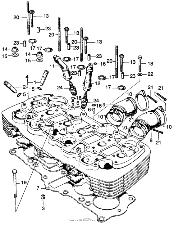 Cylinder head + insulator