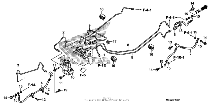 Brake lines + pcv (abs)