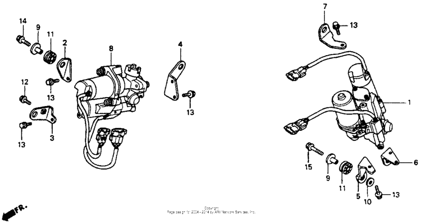 ST1100 (ABS/ TCS) Abs modulator 1100a