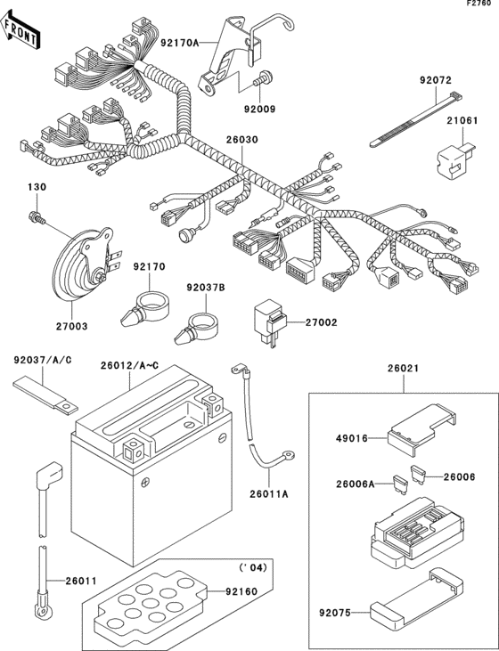 VN800 Электрика